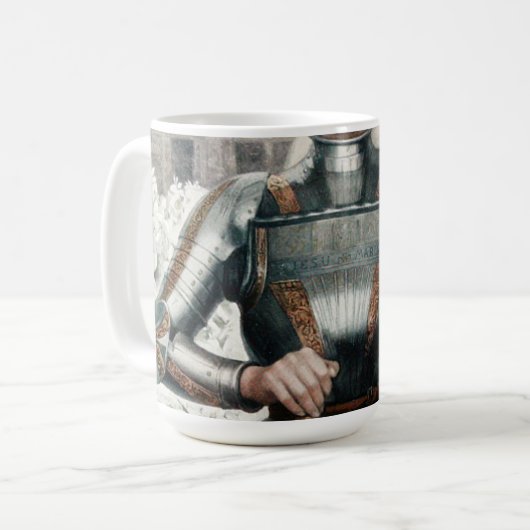 A graving 1903 van Joan of Arc Koffiemok (Voorkant links)