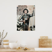 A graving 1903 van Joan of Arc Poster (Keuken)