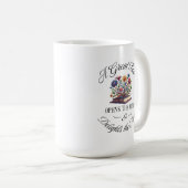 A Great Book Delights Floral  Koffiemok (Voorkant rechts)