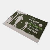 A Great Golfer And The Best Score Funny Mat (Schuin)