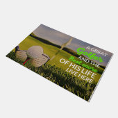 A Great Golfer Doormat, Golf Player Deurmat (Schuin)