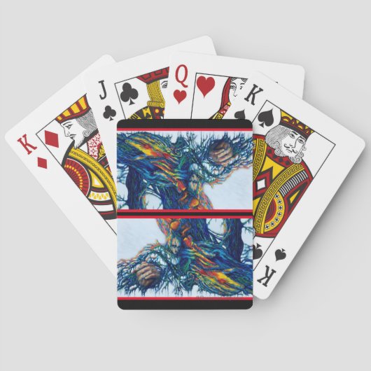 "A Great Hand" van Rosanne Coty kaartspel Pokerkaarten (Achterkant)