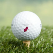 'A Great Round Awaits' Encouraging Uplifting Gift  Golfballen (Insitu Shirt)