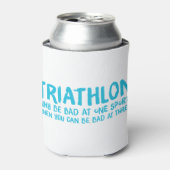 A great Triathlon gift for your friend or family Blikjeskoeler (Blikje Voorkant)