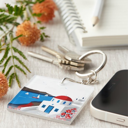 A Greek island Sleutelhanger (Voorkant Rechts)