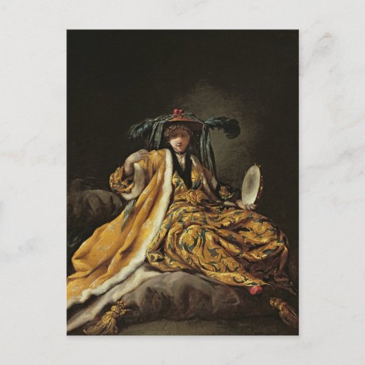 A Greek Sultana, 1748 Briefkaart (Voorkant)