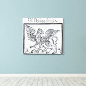 A Griffin Canvas Afdruk (Insitu (Houten vloer))