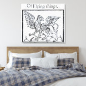 A Griffin Canvas Afdruk (Insitu (Slaapkamer))