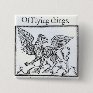 A Griffin Vierkante Button 5,1 Cm