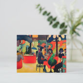 A Groovy Cafe Briefkaart (Staand voorkant)