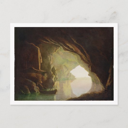 A Grotto in de Golf van Salerno, Sunset, c.1780-1 Briefkaart (Voorkant)