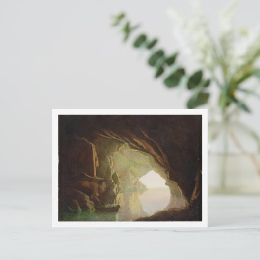 A Grotto in de Golf van Salerno, Sunset, c.1780-1 Briefkaart (Staand voorkant)