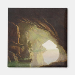 A Grotto in de Golf van Salerno, Sunset, c.1780-1 Magneet