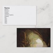 A Grotto in de Golf van Salerno, Sunset, c.1780-1 Visitekaartje (Voorkant / Achterkant)