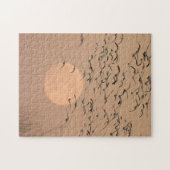 A group of migratory snow geese legpuzzel (Horizontaal)