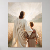 A Guiding Hand, Christian Wall Art, Picture of Jes Poster (Voorkant)