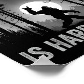 A Guy Like Me Is Hard To Find Forest Bigfoot Sasqu Poster (Hoek)