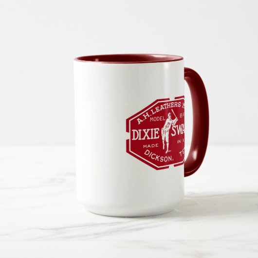 A.H. Leathers Dixie Swatter Baseball Dickson TN. Mok (Voorkant rechts)