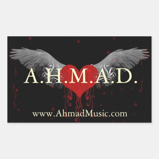 A.H.M.A.D. 4,5 "X2,7" sticker (Voorkant)