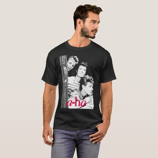 a-ha band 80s retro Classic T-Shirt (Voorkant volledig)