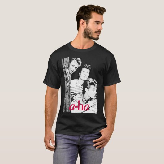 a-ha band 80s retro classic tshirt design Classic  (Voorkant volledig)