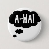 A-ha, het Eureka moment Ronde Button 5,7 Cm (Voorkant)
