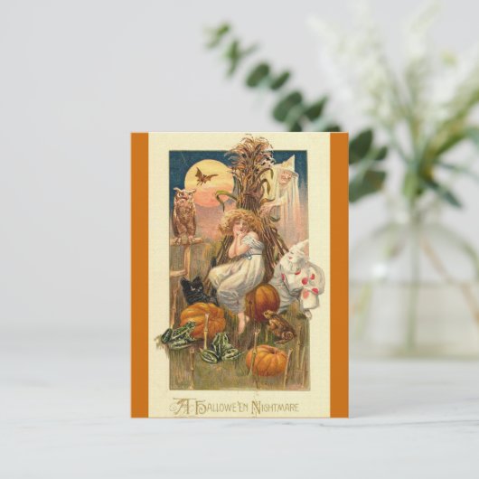 A Halloween Nightmare Briefkaart (Staand voorkant)