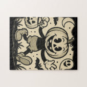 A Halloween puzzle with a retro comic book feel. Legpuzzel (Horizontaal)