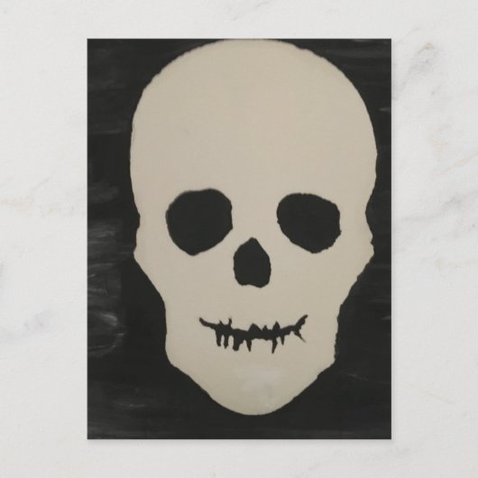 A Halloween Skull Briefkaart (Voorkant)