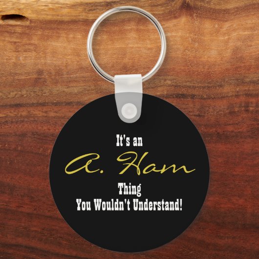 A. Ham Sleutelhanger (Voorkant)