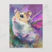 A Hamster Dragon Briefkaart (Voorkant)