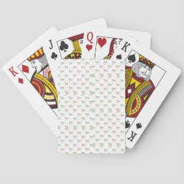 A hand holds a poker hand of clubs and spades pokerkaarten