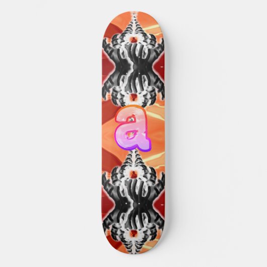"a" handen persoonlijk skateboard (Voorkant)