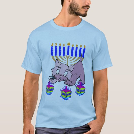 A Hanukkah-Kat T-shirt (Voorkant)