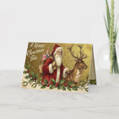 A Happy Christmas Tide Feestdagen Kaart (Voorkant)