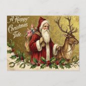 A Happy Christmas Tide Feestdagenkaart (Voorkant)