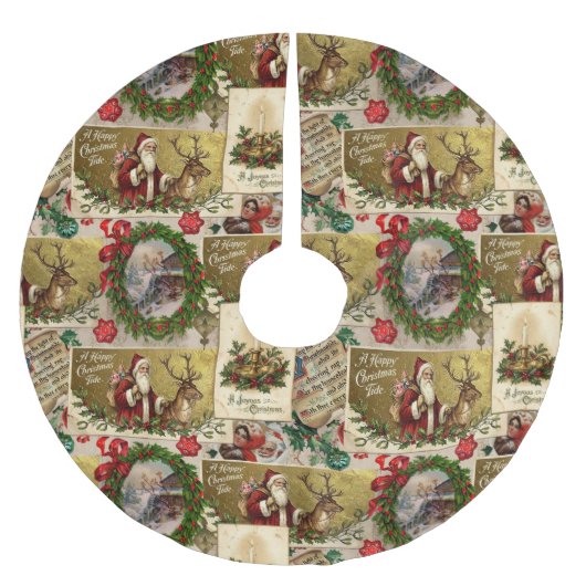 A Happy Christmas Tide Kerstboom Rok (Voorkant)