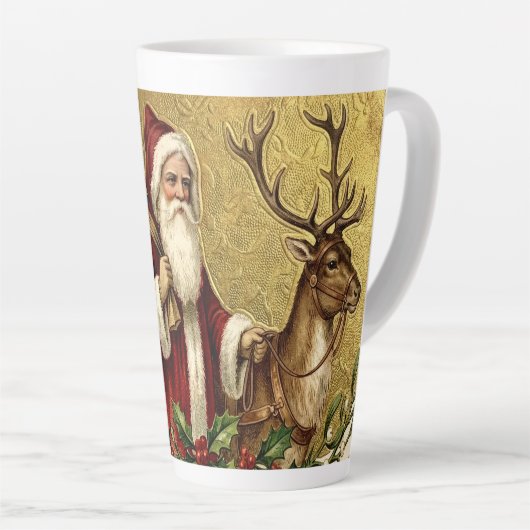 A Happy Christmas Tide Latte Mok (Rechterhoek)