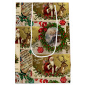 A Happy Christmas Tide Medium Cadeauzakje (Achterkant)