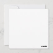 A Happy Dog Cute Dog Card Aankondiging (Achterkant)