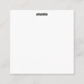 A Happy Dog Cute Dog Card Informatiekaartje (Achterkant)