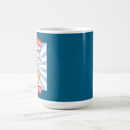 A Happy Dog Shiba cute dog Koffiemok (Center)