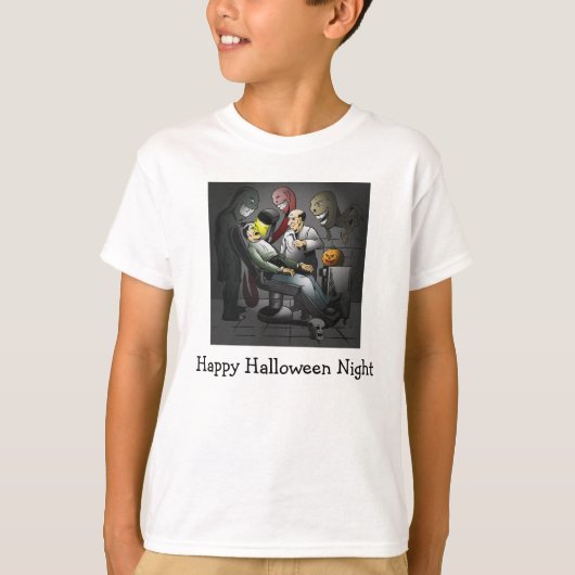 A Happy Halloween Night at the Dentist T-shirt (Voorkant)