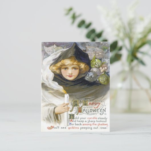 A Happy Hwe'en Briefkaart (Staand voorkant)