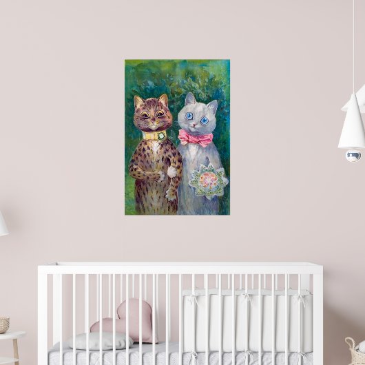 A Happy Pair | Louis Wain | Poster (Kinderkamer 2)