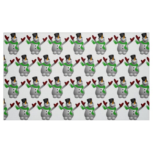 A Happy Snowman Stof (Fat Quarter)