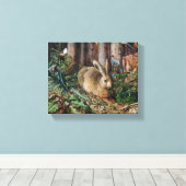 A Hare in het bos (1585), Canvas (Insitu (Houten vloer))