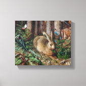 A Hare in het bos (1585), Canvas (Voorkant)