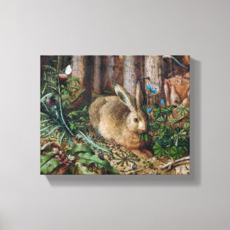 A Hare in het bos (1585), Canvas