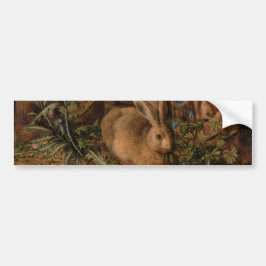 A Hare in the Forest (door Hans Hoffmann) Bumpersticker